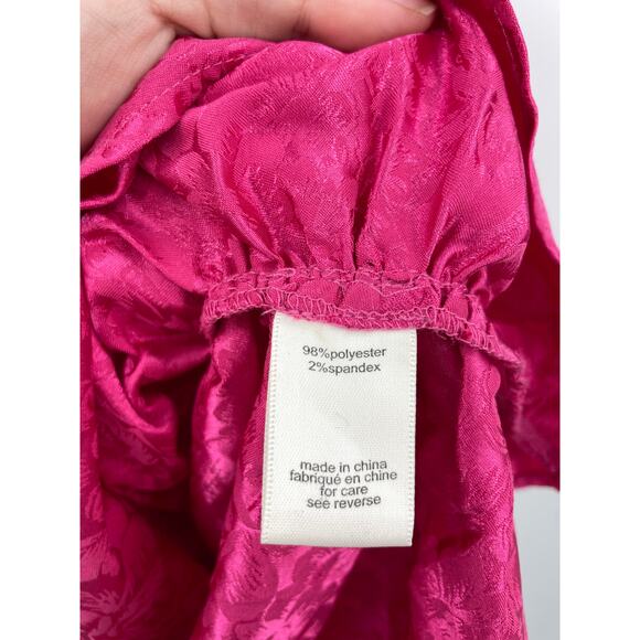 Ronny Kobo Dress Womens Small Kyle Asymmetric Cutout Ruched Pink NWT - Picture 8 of 8